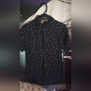 Denim and Flower button down size medium